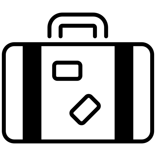 Travel suitcase free icon