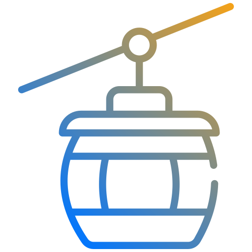 teleférico icono gratis