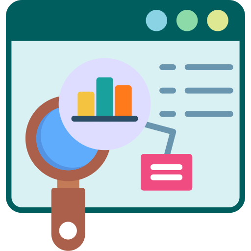 análisis de datos icono gratis
