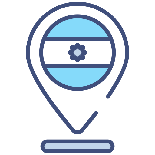 argentinien karte kostenlos Icon argentinien karte kostenlos Icon