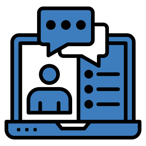 entrenador en línea icono gratis