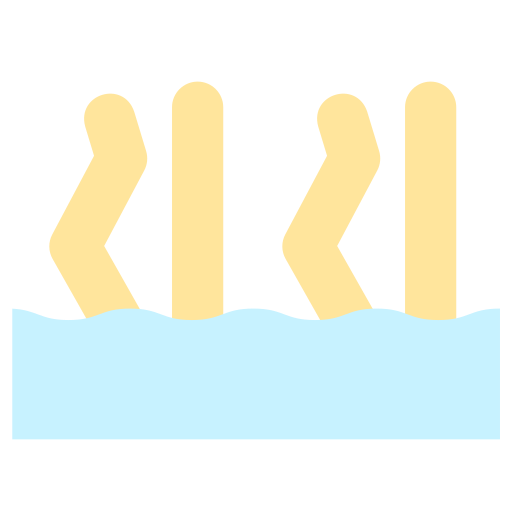 nage synchronisée Icône gratuit