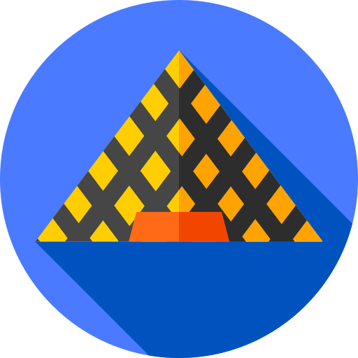 Louvre pyramid free icon Louvre pyramid free icon