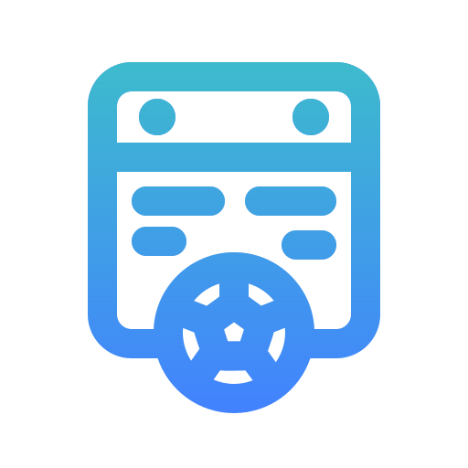 calendario de partidos icono gratis