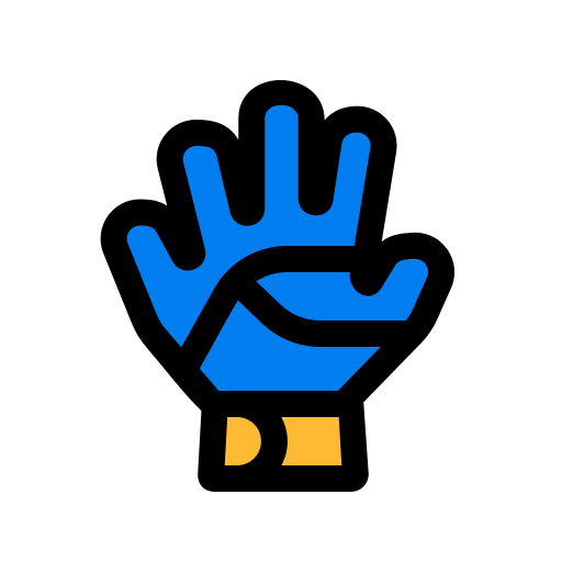 guante de portero icono gratis