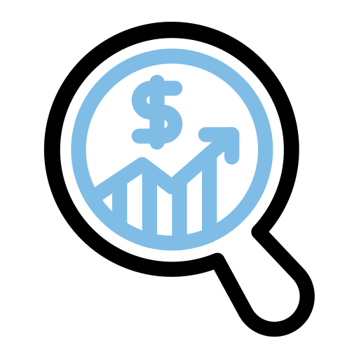 análisis empresarial icono gratis