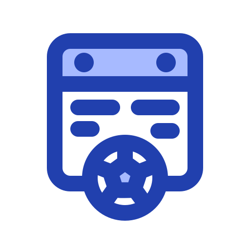 calendario de partidos icono gratis