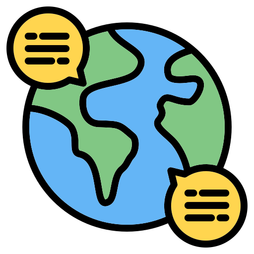 comunicacion global icono gratis