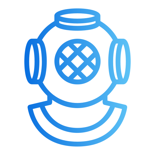 Diving helmet free icon Diving helmet free icon