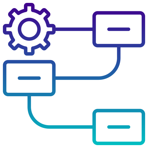 flujo de trabajo icono gratis