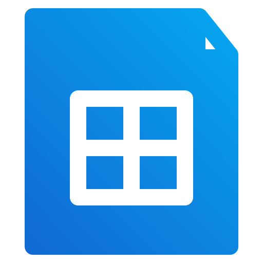 Spreadsheet free icon Spreadsheet free icon
