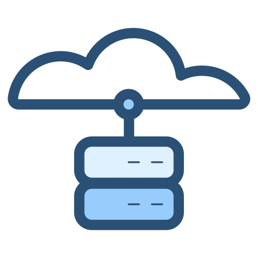 almacenamiento en la nube icono gratis