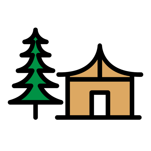 Forest house free icon