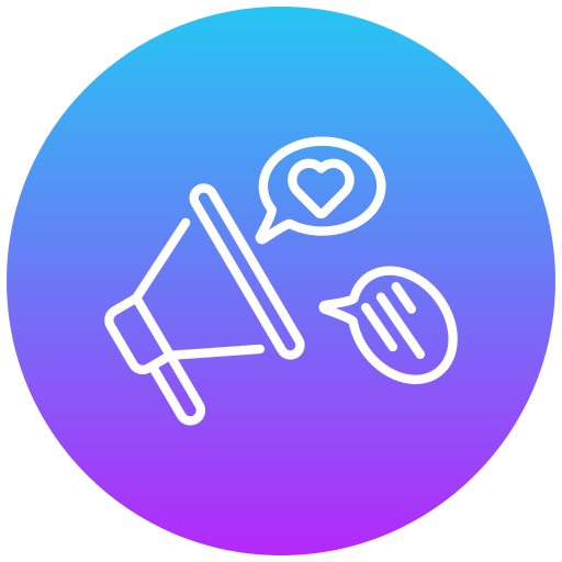 medios de comunicación social icono gratis