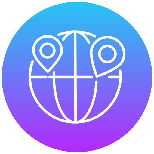 mapa del mundo icono gratis