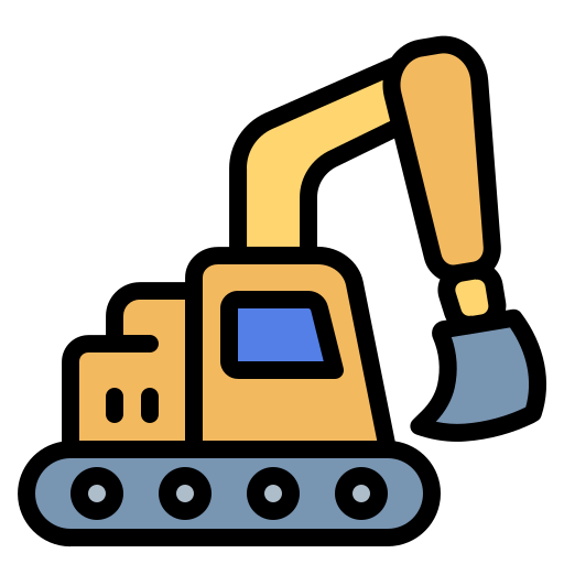 excavador icono gratis