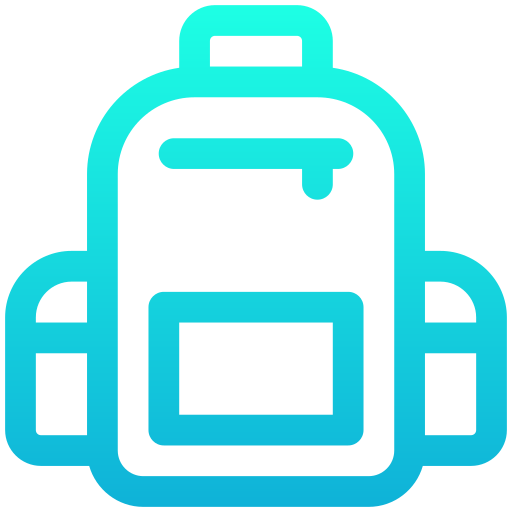 mochila icono gratis