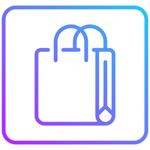 aplicación de compras icono gratis