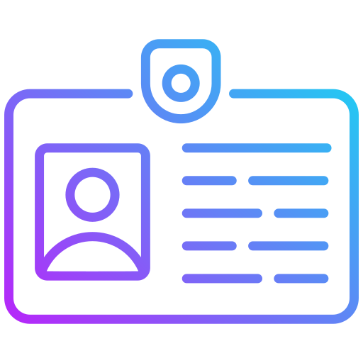 tarjeta de identificación icono gratis