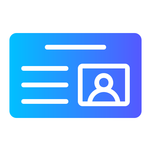 tarjeta de identificación icono gratis