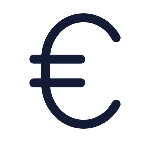 euro icono gratis