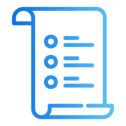 lista de precios icono gratis