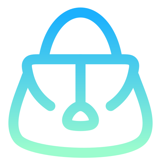 bolso de mano icono gratis