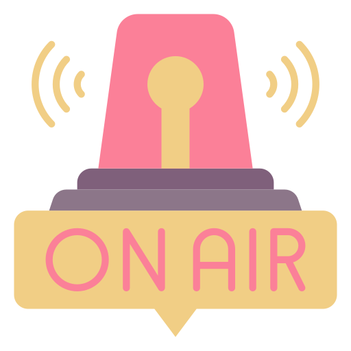 On air free icon On air free icon