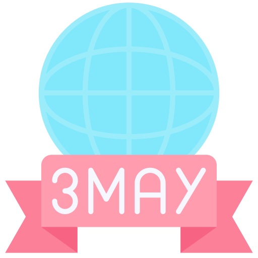 día mundial de la libertad de prensa icono gratis