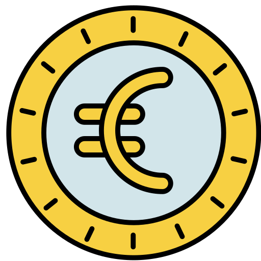 euro icono gratis