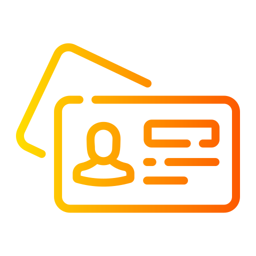 tarjeta de identificación icono gratis