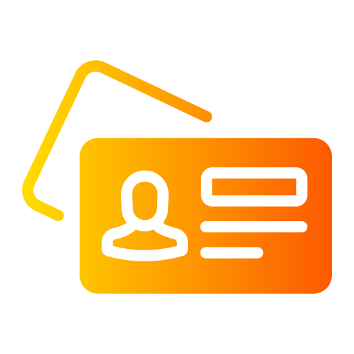 tarjeta de identificación icono gratis