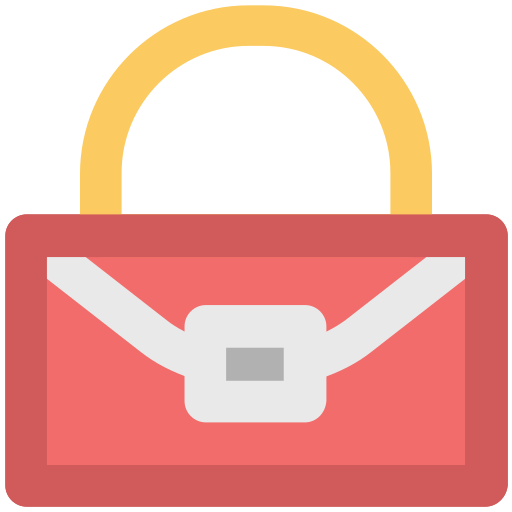 monedero de mujer icono gratis