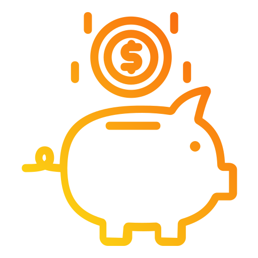 Piggy bank free icon