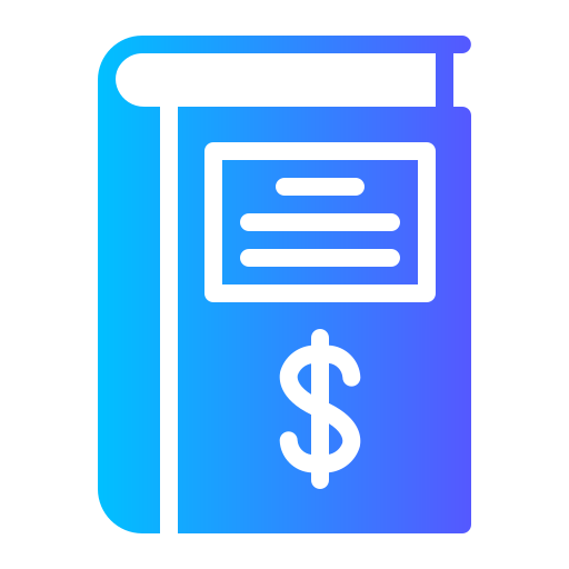 libro de contabilidad icono gratis