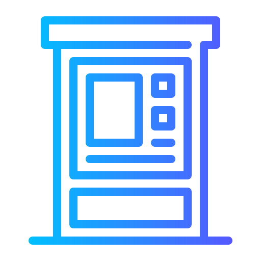 Atm machine free icon Atm machine free icon