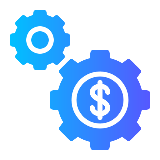 administración del dinero icono gratis