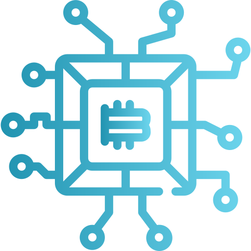 Bitcoin Neung Lineal Gradient icon