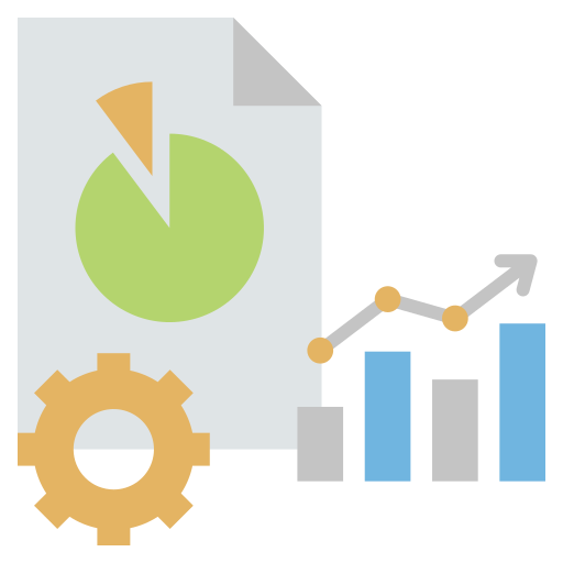 reporte de negocios icono gratis