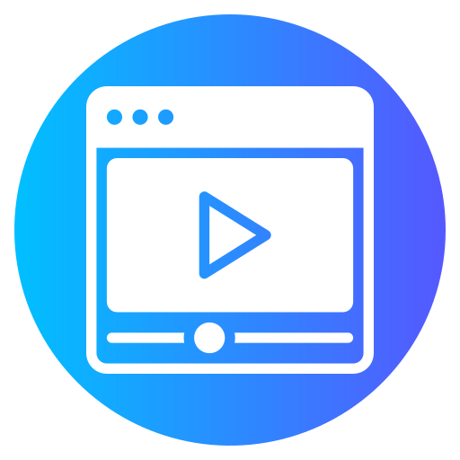 reproducción de vídeo icono gratis