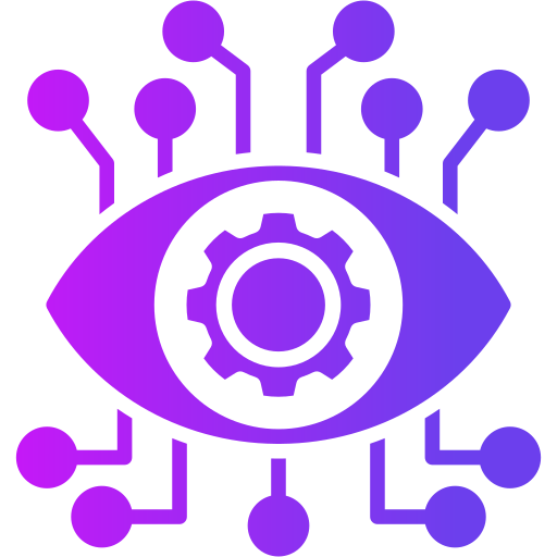 visión de máquina icono gratis