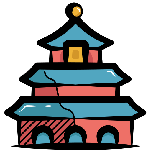 templo del cielo icono gratis