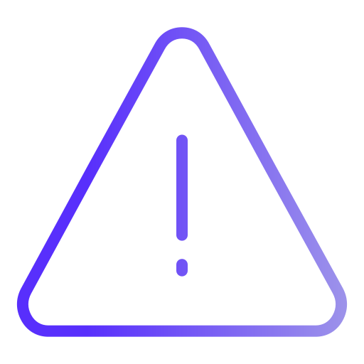 Warning free icon