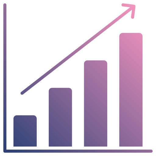 gráfico de barras icono gratis