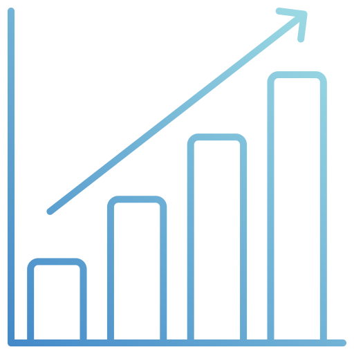 gráfico de barras icono gratis