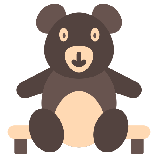 oso de peluche icono gratis