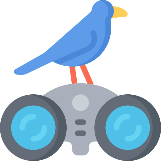 Bird watching free icon Bird watching free icon
