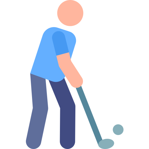 Golfista icono gratis