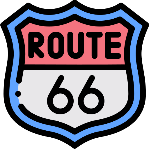 Route 66 icono gratis