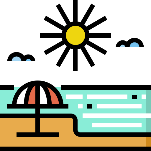 Beach free icon